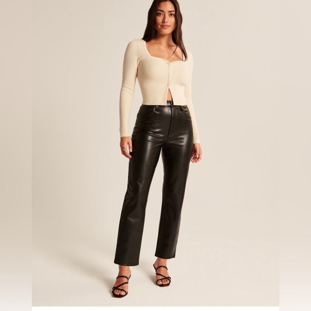 Abercrombie & Fit Vegan Leather Pants